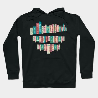 I Love books - book, books Hoodie